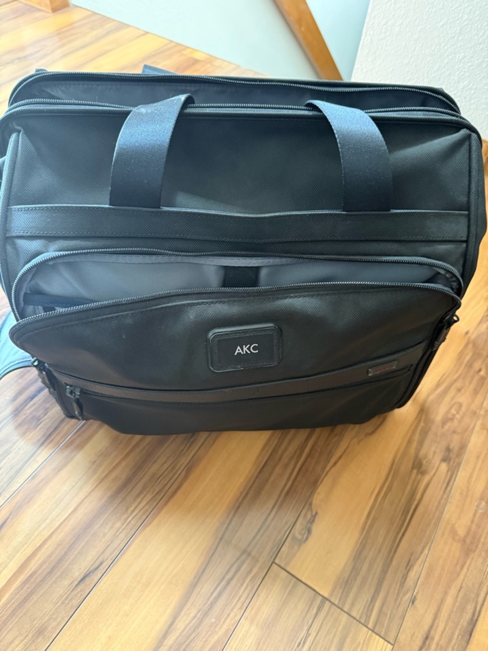 Tumi Alpha 2 Black Nylon Framed Soft Duffel Bag